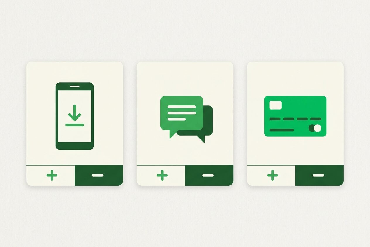Ba kiểu phần mềm tích điểm: ứng dụng riêng, Zalo Mini App, thẻ trên ví